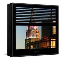 View from the Window - Empire State Building-Philippe Hugonnard-Framed Stretched Canvas