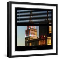 View from the Window - Empire State Building-Philippe Hugonnard-Framed Photographic Print