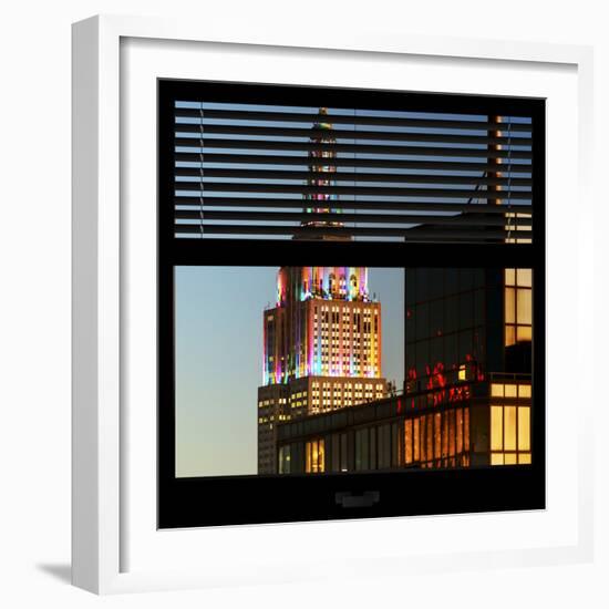 View from the Window - Empire State Building-Philippe Hugonnard-Framed Photographic Print