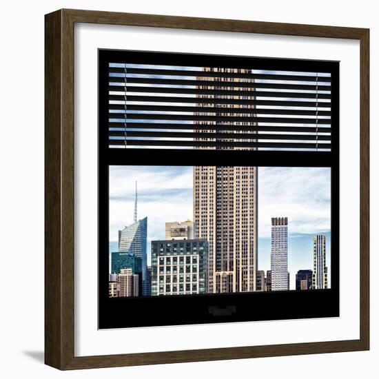 View from the Window - Empire State Building-Philippe Hugonnard-Framed Photographic Print