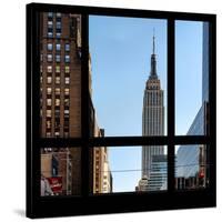 View from the Window - Empire State Building-Philippe Hugonnard-Stretched Canvas