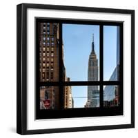 View from the Window - Empire State Building-Philippe Hugonnard-Framed Photographic Print