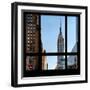 View from the Window - Empire State Building-Philippe Hugonnard-Framed Photographic Print