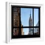 View from the Window - Empire State Building-Philippe Hugonnard-Framed Photographic Print