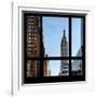 View from the Window - Empire State Building-Philippe Hugonnard-Framed Photographic Print