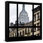 View from the Window - Empire State Building-Philippe Hugonnard-Framed Stretched Canvas