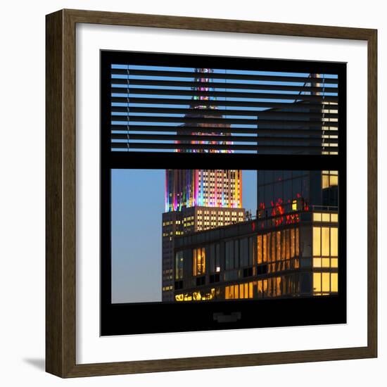 View from the Window - Empire State Building-Philippe Hugonnard-Framed Photographic Print