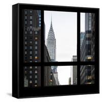 View from the Window - Empire State Building-Philippe Hugonnard-Framed Stretched Canvas