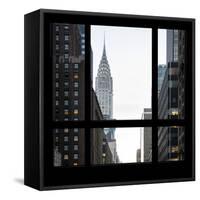 View from the Window - Empire State Building-Philippe Hugonnard-Framed Stretched Canvas