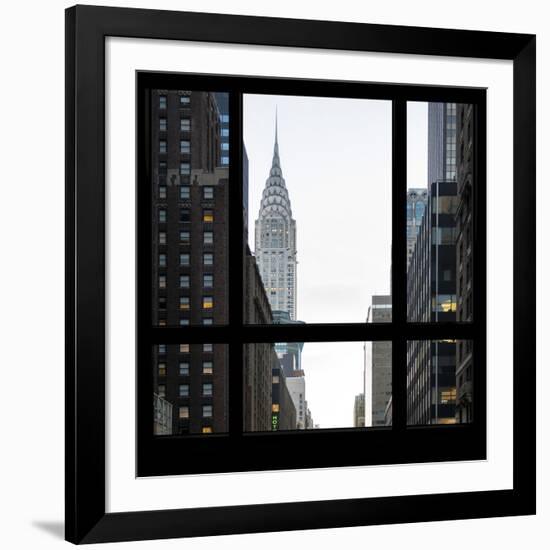 View from the Window - Empire State Building-Philippe Hugonnard-Framed Photographic Print