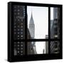 View from the Window - Empire State Building-Philippe Hugonnard-Framed Stretched Canvas