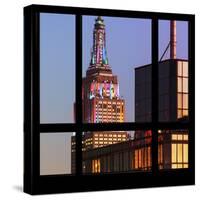 View from the Window - Empire State Building-Philippe Hugonnard-Stretched Canvas