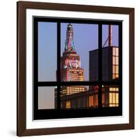 View from the Window - Empire State Building-Philippe Hugonnard-Framed Photographic Print