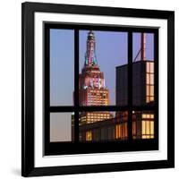 View from the Window - Empire State Building-Philippe Hugonnard-Framed Photographic Print