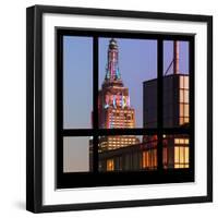 View from the Window - Empire State Building-Philippe Hugonnard-Framed Photographic Print