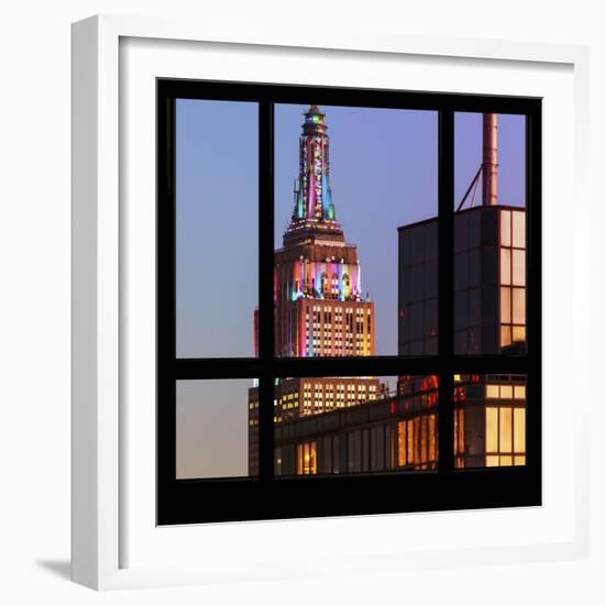 View from the Window - Empire State Building-Philippe Hugonnard-Framed Photographic Print