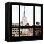 View from the Window - Empire State Building-Philippe Hugonnard-Framed Stretched Canvas