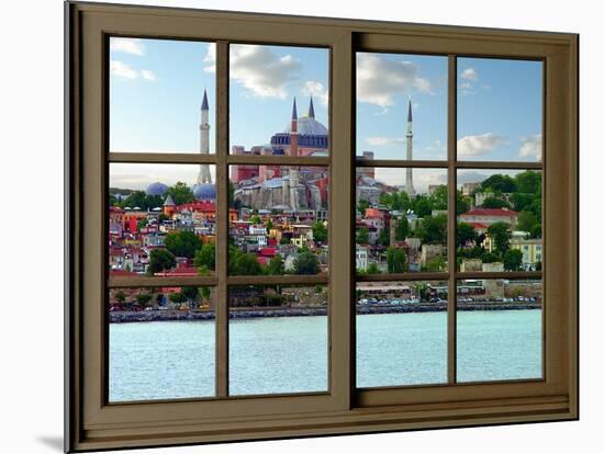 View from the Window Hagia Sophia at Istanbul-Anna Siena-Mounted Giclee Print