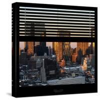 View from the Window - Hell's Kitchen at Sunset - Manhattan-Philippe Hugonnard-Stretched Canvas