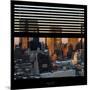 View from the Window - Hell's Kitchen at Sunset - Manhattan-Philippe Hugonnard-Mounted Photographic Print