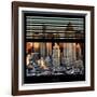 View from the Window - Hell's Kitchen at Sunset - Manhattan-Philippe Hugonnard-Framed Photographic Print