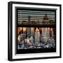 View from the Window - Hell's Kitchen at Sunset - Manhattan-Philippe Hugonnard-Framed Premium Photographic Print