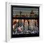 View from the Window - Hell's Kitchen at Sunset - Manhattan-Philippe Hugonnard-Framed Premium Photographic Print