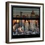 View from the Window - Hell's Kitchen at Sunset - Manhattan-Philippe Hugonnard-Framed Photographic Print