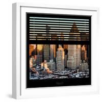 View from the Window - Hell's Kitchen at Sunset - Manhattan-Philippe Hugonnard-Framed Photographic Print