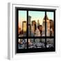 View from the Window - Hell's Kitchen at Sunset - Manhattan-Philippe Hugonnard-Framed Photographic Print