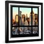 View from the Window - Hell's Kitchen at Sunset - Manhattan-Philippe Hugonnard-Framed Photographic Print