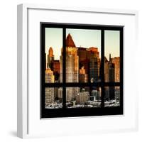 View from the Window - Hell's Kitchen at Sunset - Manhattan-Philippe Hugonnard-Framed Photographic Print