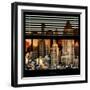 View from the Window - Hell's Kitchen at Sunset - Manhattan-Philippe Hugonnard-Framed Premium Photographic Print