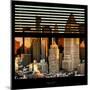 View from the Window - Hell's Kitchen at Sunset - Manhattan-Philippe Hugonnard-Mounted Premium Photographic Print