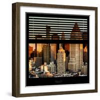 View from the Window - Hell's Kitchen at Sunset - Manhattan-Philippe Hugonnard-Framed Photographic Print