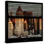 View from the Window - Hell's Kitchen at Sunset - Manhattan-Philippe Hugonnard-Stretched Canvas