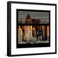 View from the Window - Hell's Kitchen at Sunset - Manhattan-Philippe Hugonnard-Framed Photographic Print