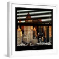 View from the Window - Hell's Kitchen at Sunset - Manhattan-Philippe Hugonnard-Framed Photographic Print