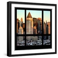 View from the Window - Hell's Kitchen at Sunset - Manhattan-Philippe Hugonnard-Framed Photographic Print