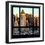 View from the Window - Hell's Kitchen at Sunset - Manhattan-Philippe Hugonnard-Framed Photographic Print