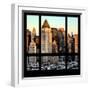 View from the Window - Hell's Kitchen at Sunset - Manhattan-Philippe Hugonnard-Framed Photographic Print