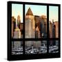 View from the Window - Hell's Kitchen at Sunset - Manhattan-Philippe Hugonnard-Stretched Canvas