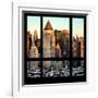 View from the Window - Hell's Kitchen at Sunset - Manhattan-Philippe Hugonnard-Framed Photographic Print