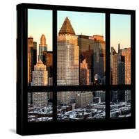 View from the Window - Hell's Kitchen at Sunset - Manhattan-Philippe Hugonnard-Stretched Canvas