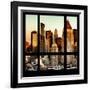 View from the Window - Hell's Kitchen at Sunset - Manhattan-Philippe Hugonnard-Framed Photographic Print