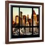 View from the Window - Hell's Kitchen at Sunset - Manhattan-Philippe Hugonnard-Framed Photographic Print