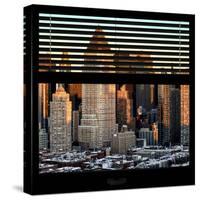 View from the Window - Hell's Kitchen at Sunset - Manhattan-Philippe Hugonnard-Stretched Canvas