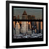 View from the Window - Hell's Kitchen at Sunset - Manhattan-Philippe Hugonnard-Framed Photographic Print