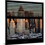 View from the Window - Hell's Kitchen at Sunset - Manhattan-Philippe Hugonnard-Mounted Photographic Print