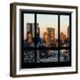 View from the Window - Hell's Kitchen at Sunset - Manhattan-Philippe Hugonnard-Framed Premium Photographic Print